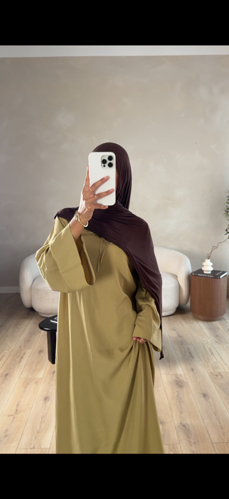 Olive Abaya Dress