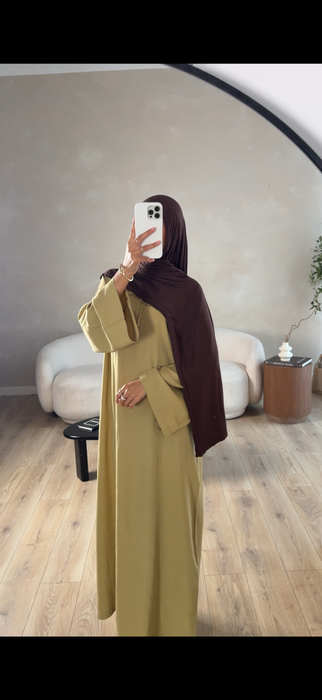 Olive Abaya Dress